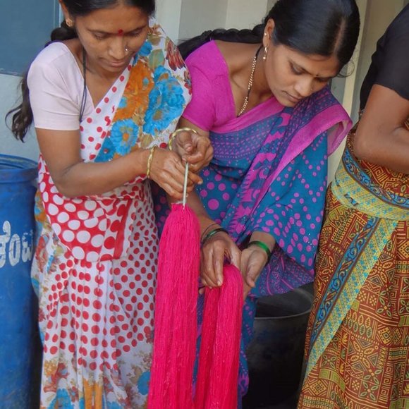 Cell Phone case jute cotton with zipper & heart - Picture 6 of 6